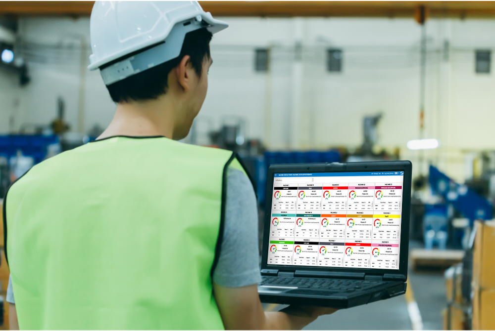 Machine Status Laptop